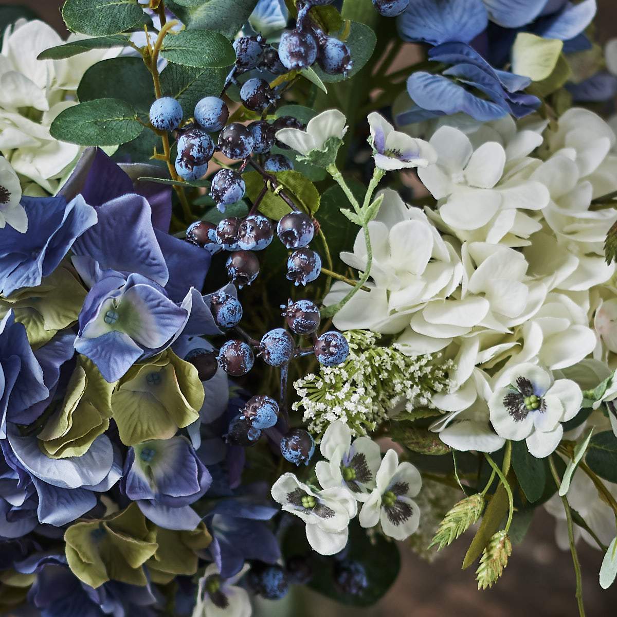Blue Hydrangea Bouquet-WYLD HOME