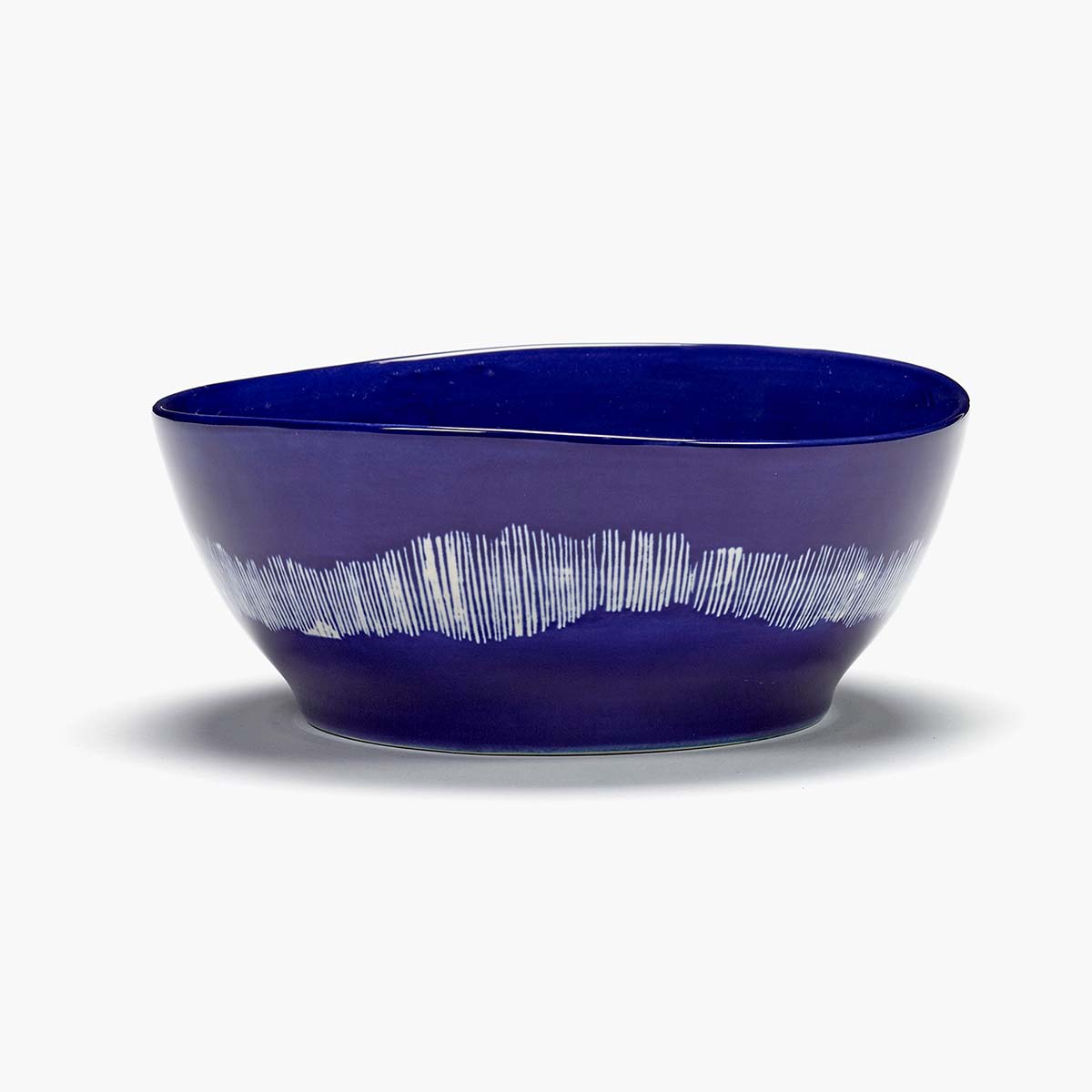 Ottolenghi Feast Bowl Dark Blue Stripes L-WYLD HOME