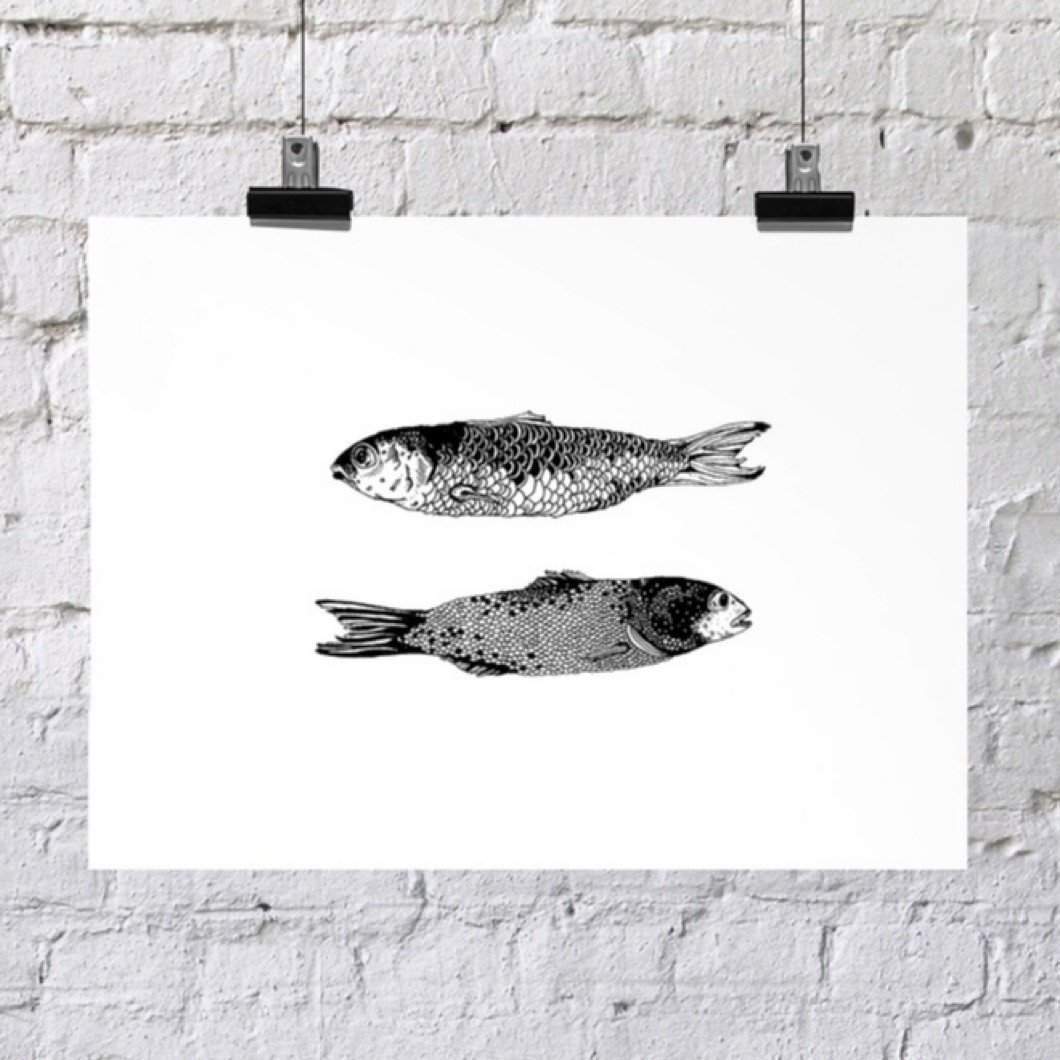 Little Fish Of The Andaman Sea Screen Print-WYLD HOME